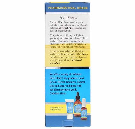 Colloidal Silver 250 PPM, NPSW